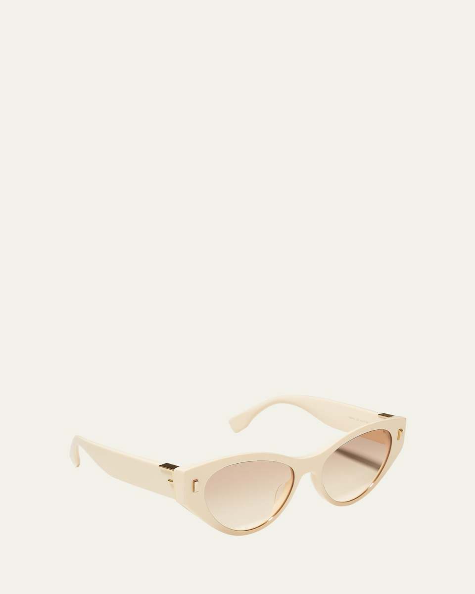 Tortoiseshell Acetate Cat-Eye Sunglasses